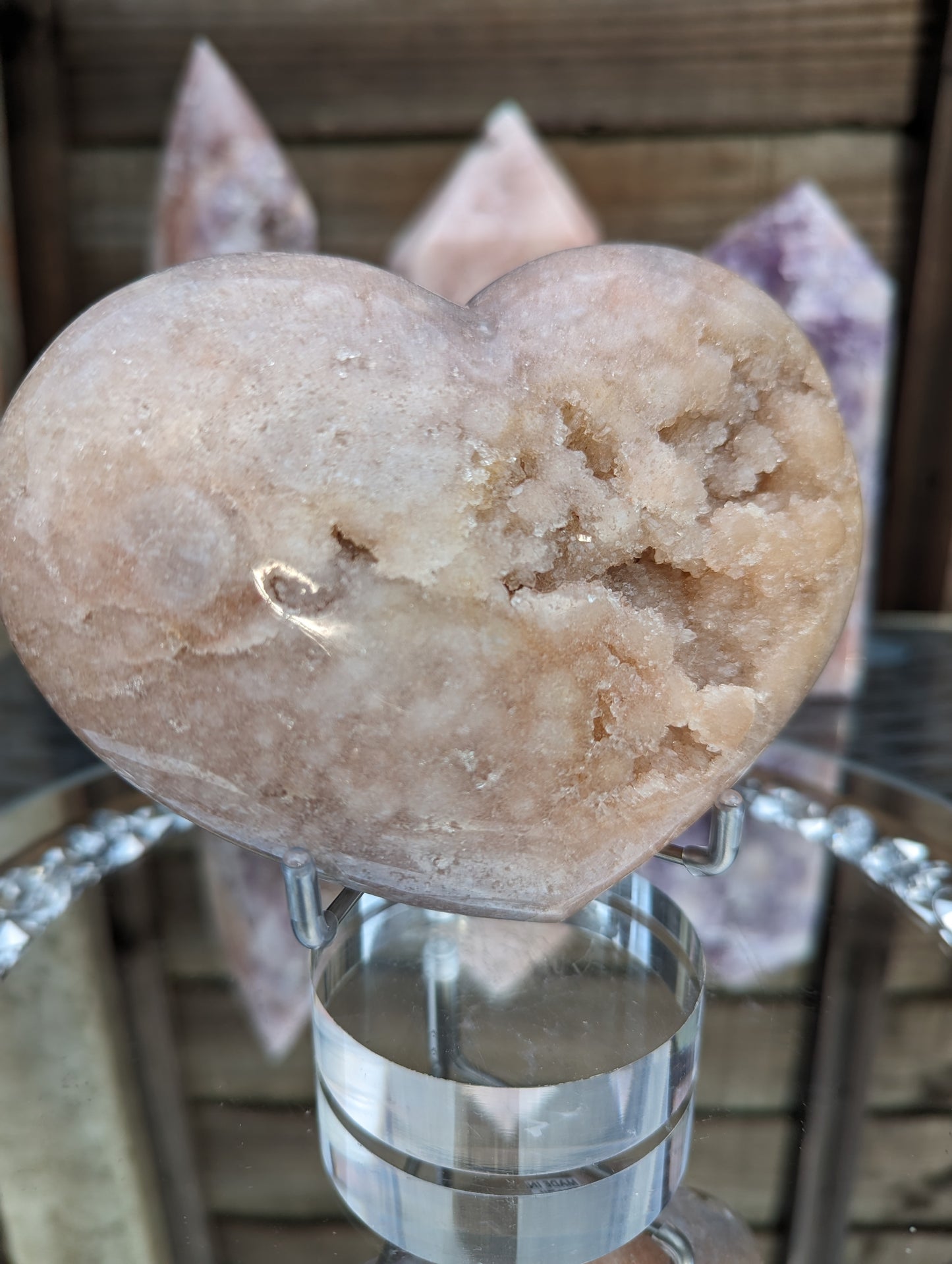 Pink Amethyst Heart | Love & Self-Acceptance