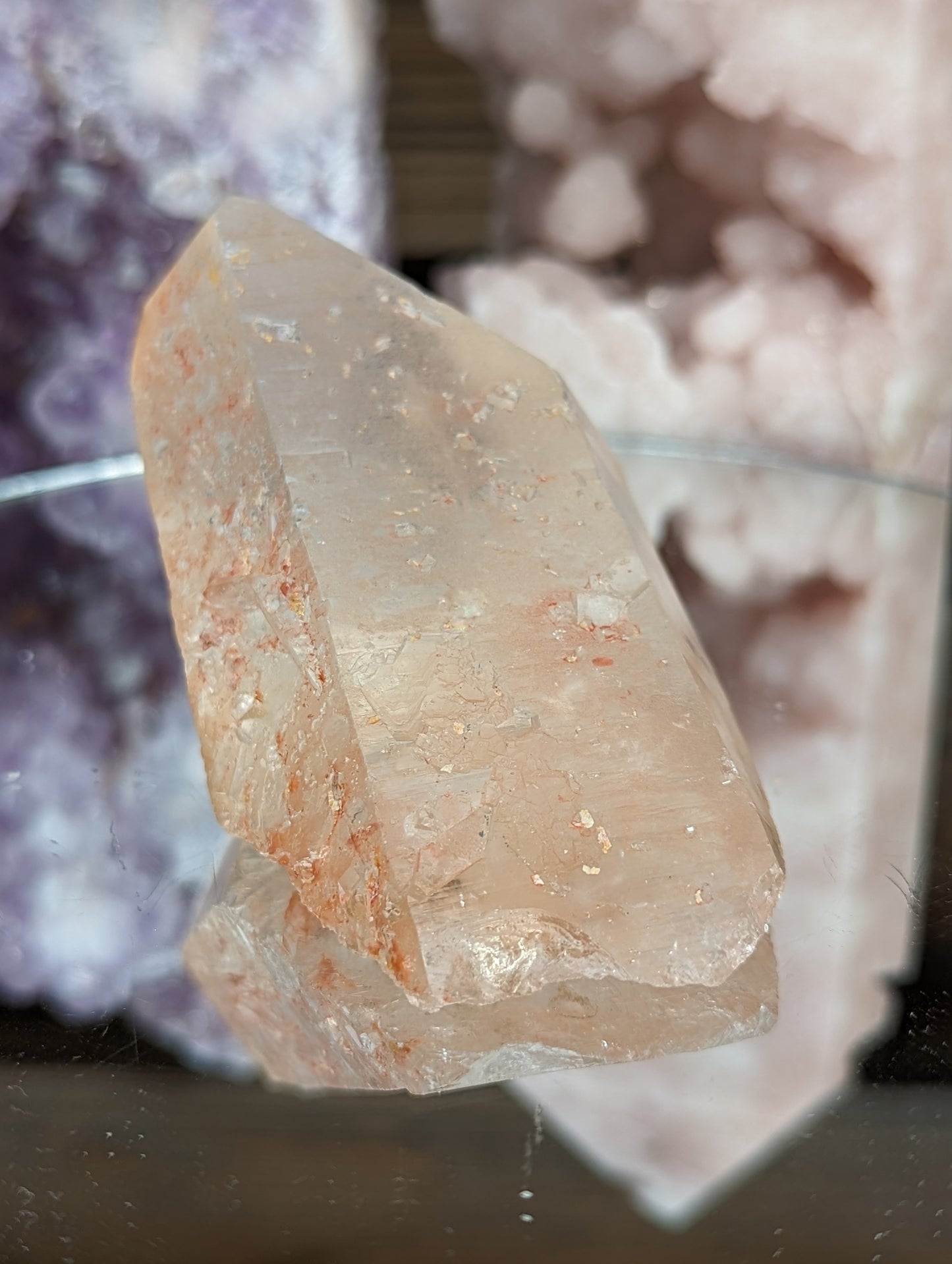 Starbrary Etched Tangerine Lemurian | Ancient Wisdom & Intuition