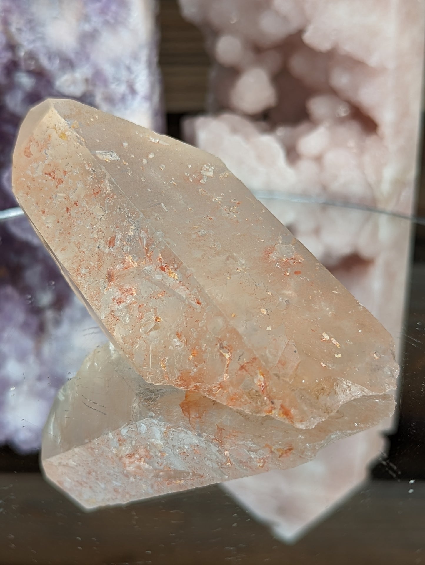 Starbrary Etched Tangerine Lemurian | Ancient Wisdom & Intuition