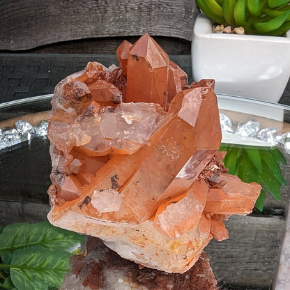 Burnt Orange Quartz Cluster | Creative Energy