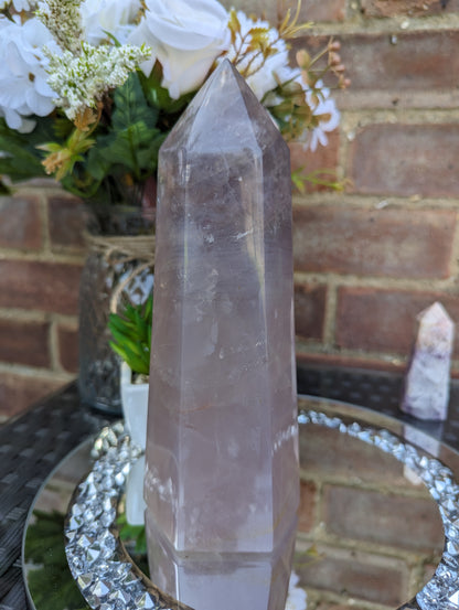 Lavender Rose Quartz Tower | Love & Healing