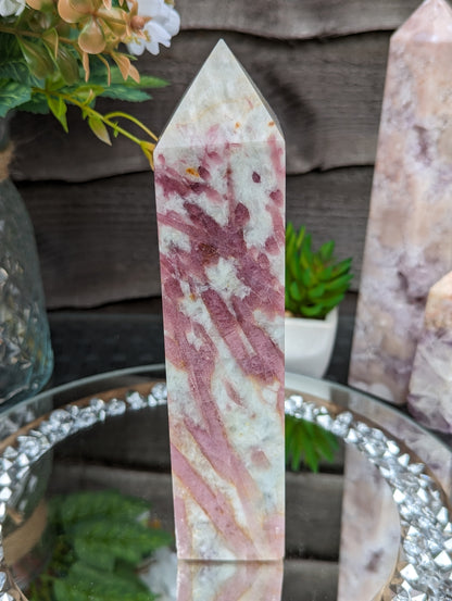 Pink Tourmaline Tower | Love & Calming Energy