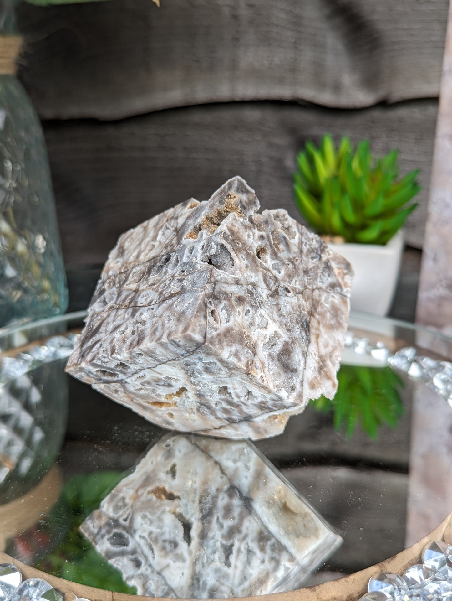 Natural Druzy Sphalerite Cube | Grounding & Stimulation