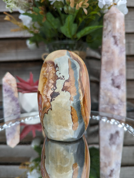 Earthy Polychrome Jasper Freeform | Stablility & Healing