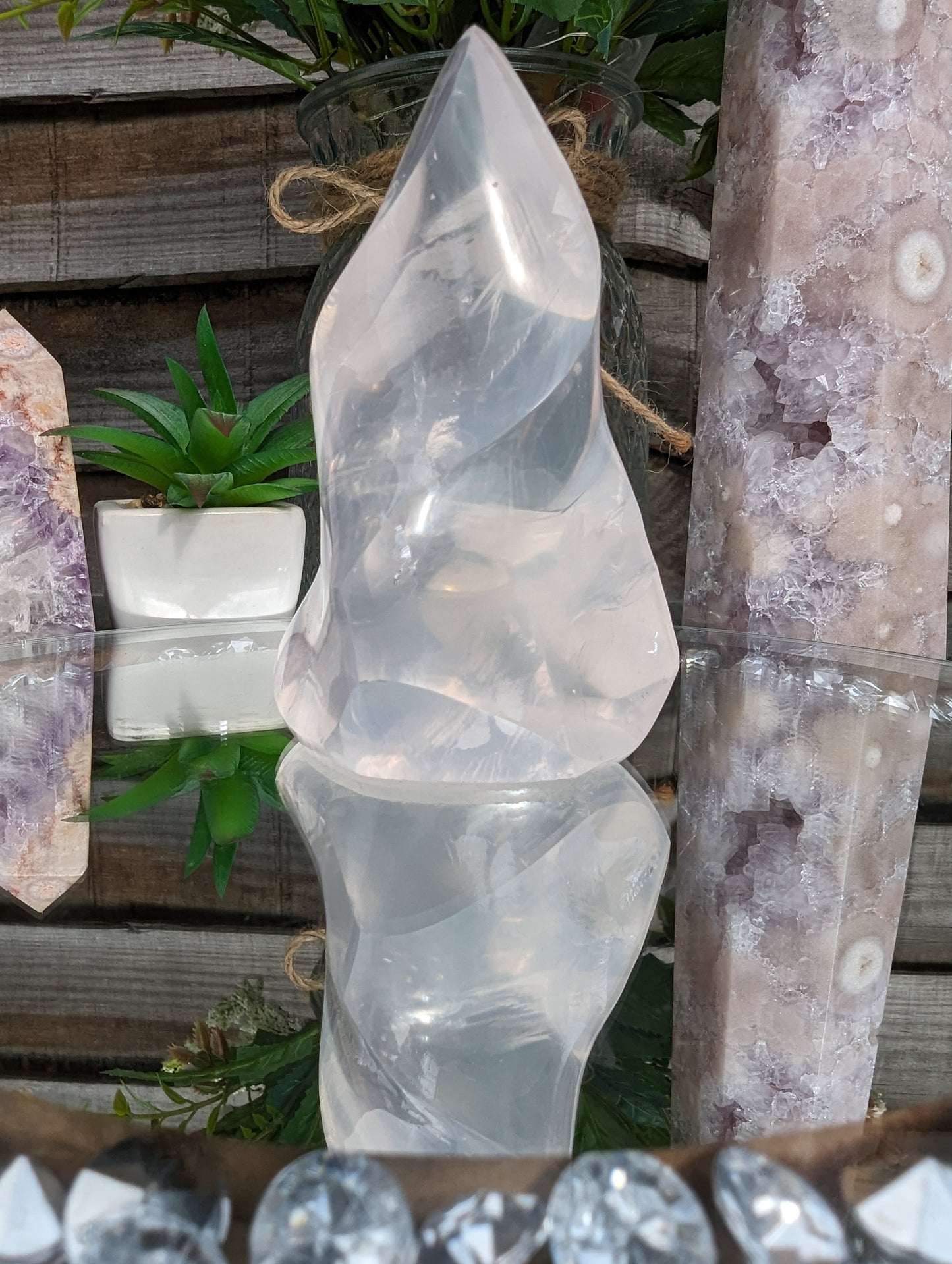 Girasol Quartz Flame | Rainbow Brilliance