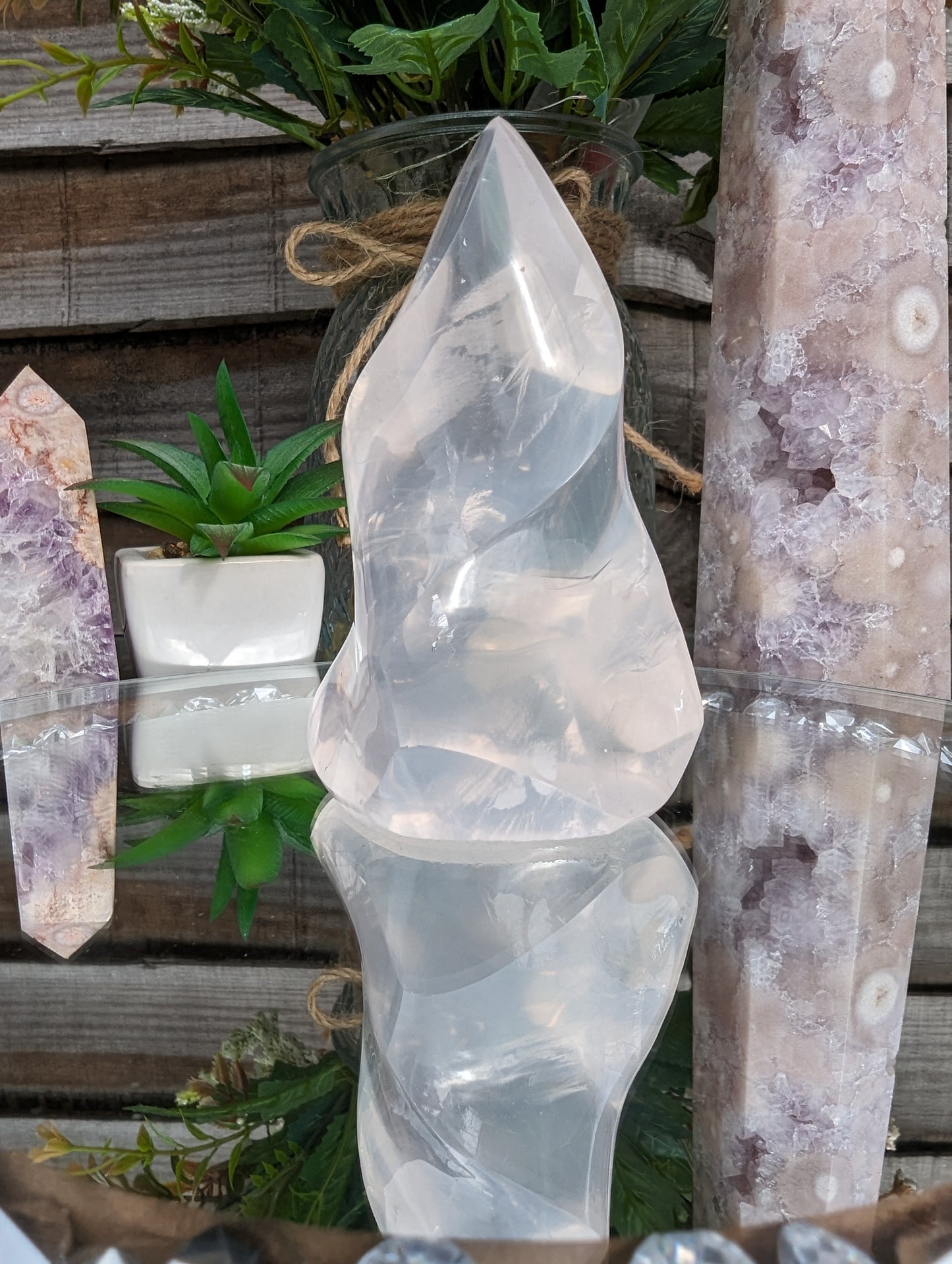 Girasol Quartz Flame | Rainbow Brilliance