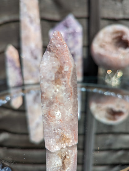 Pink Amethyst Druzy Tower | Love & Harmony