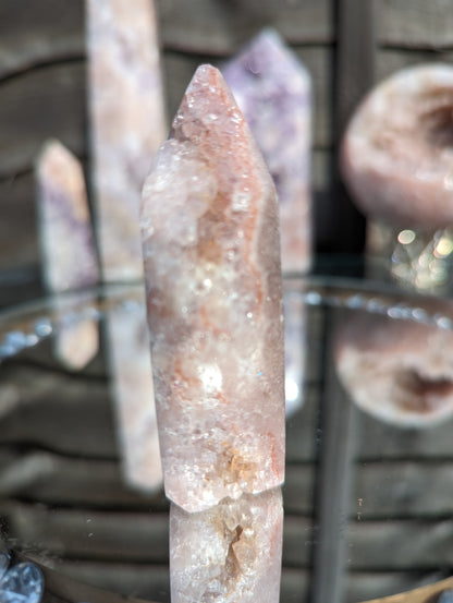 Pink Amethyst Druzy Tower | Love & Harmony