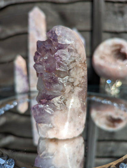 Vibrant Pink Amethyst Freeform | Love & Strength