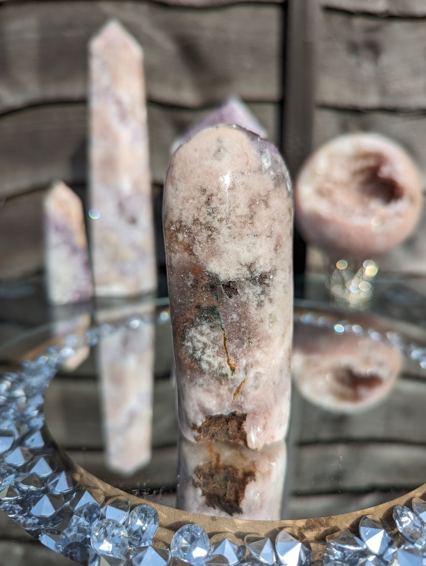 Vibrant Pink Amethyst Freeform | Love & Strength