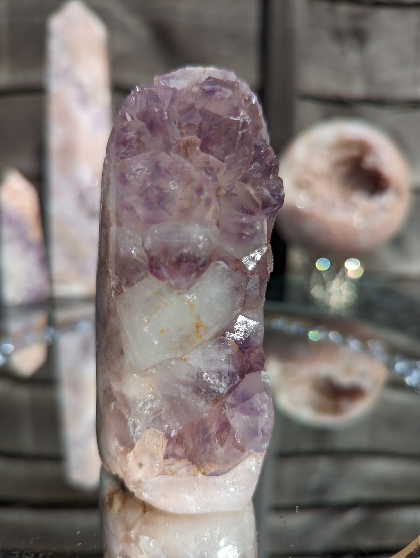 Vibrant Pink Amethyst Freeform | Love & Strength
