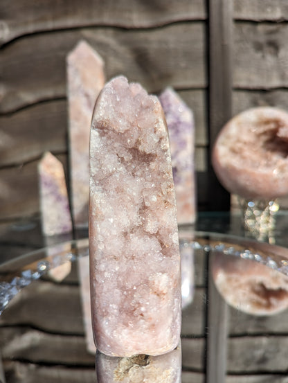 Pink Amethyst Druzy Freeform | Love & Joy