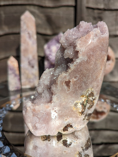 Pink Amethyst Druzy Freeform | Love & Joy