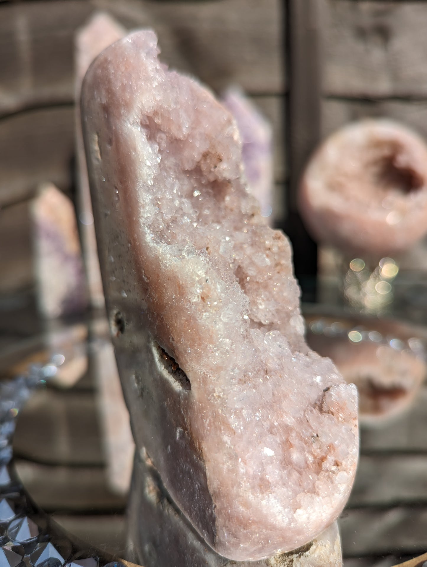 Pink Amethyst Druzy Freeform | Love & Joy