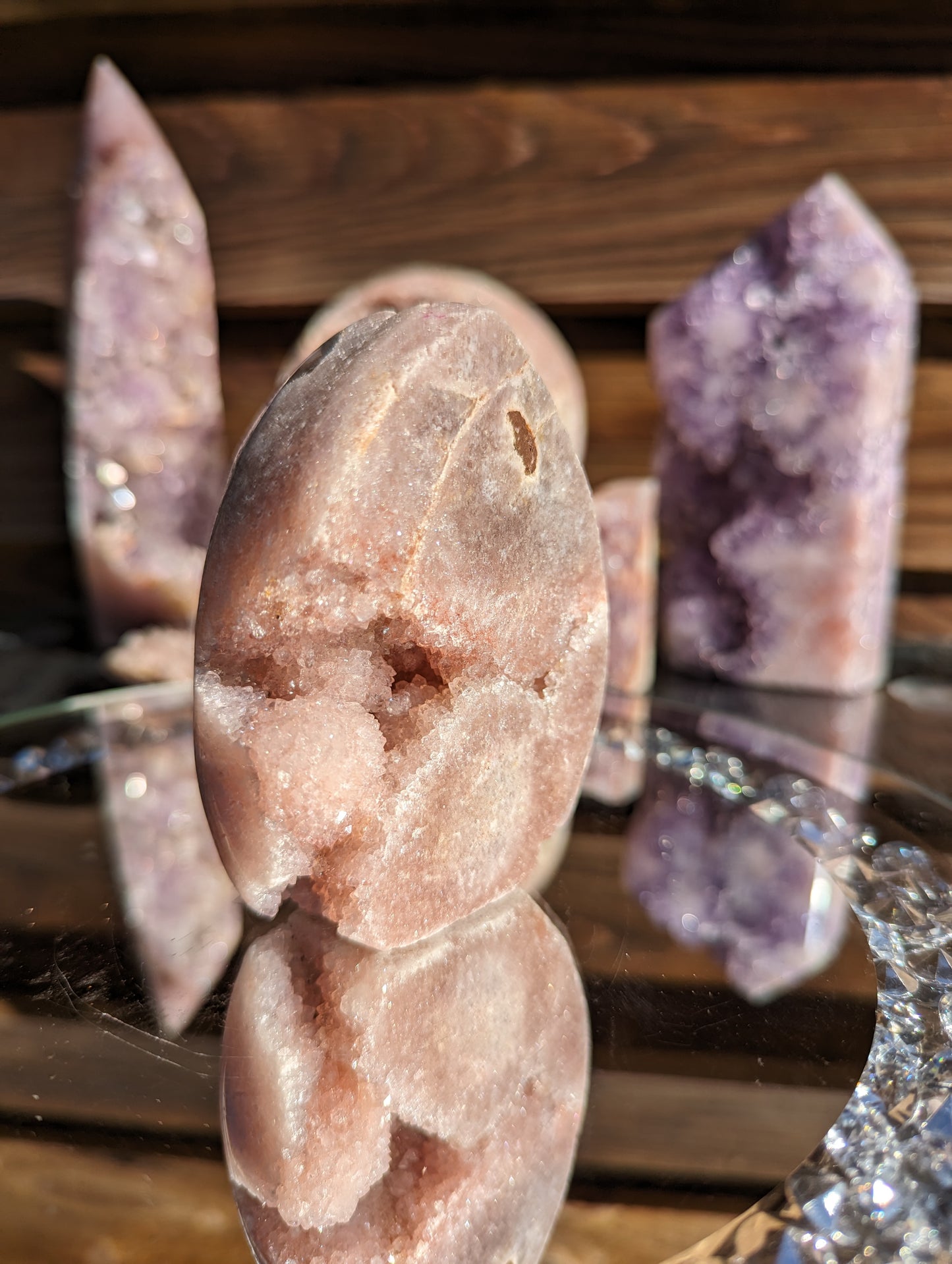 Sherbert Pink Amethyst Flame | Bubbles & Beauty