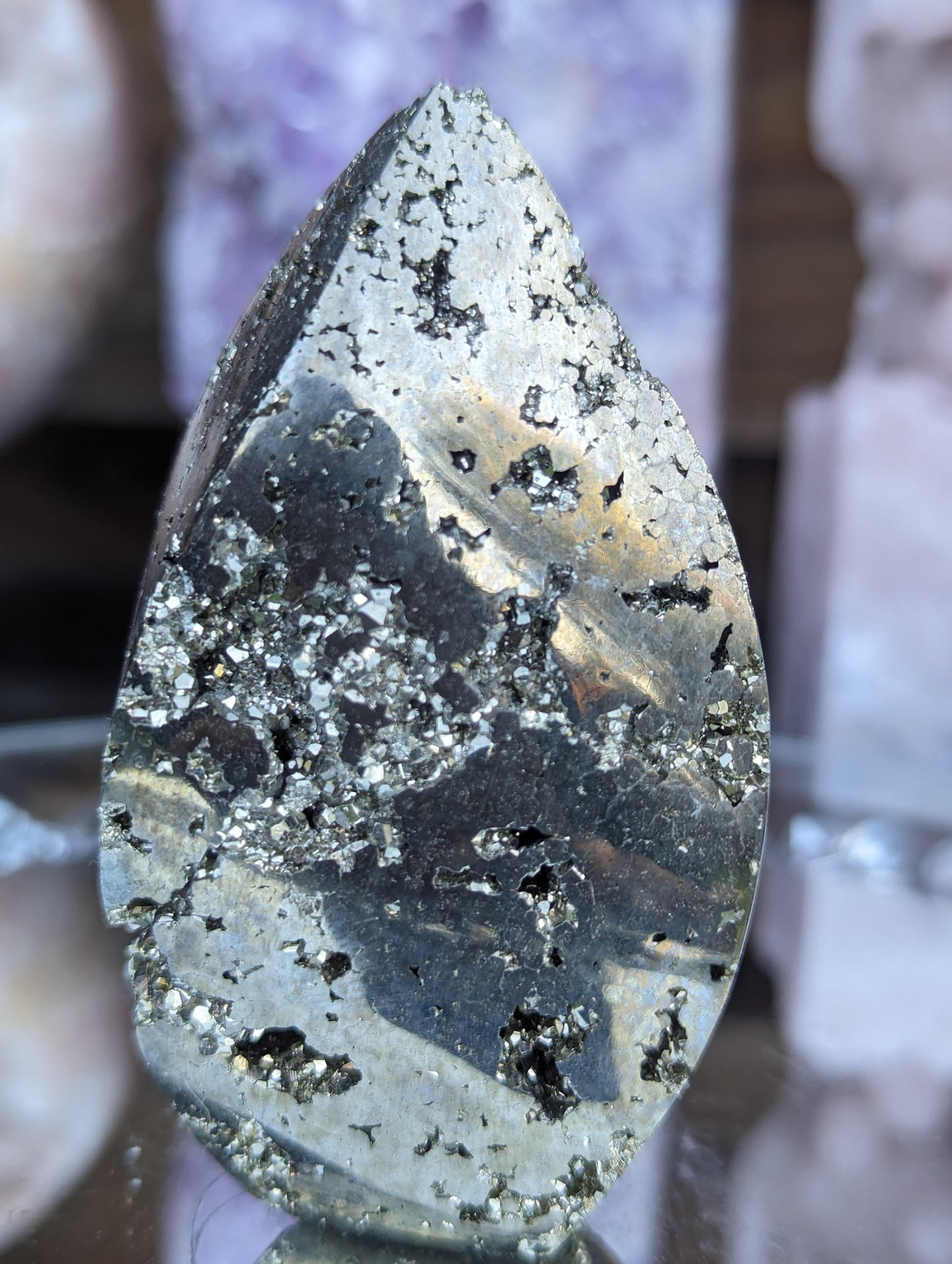 Peruvian Pyrite Flame | Abundance & Prosperity