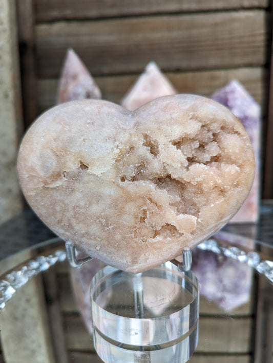 Pink Amethyst Heart | Love & Self-Acceptance