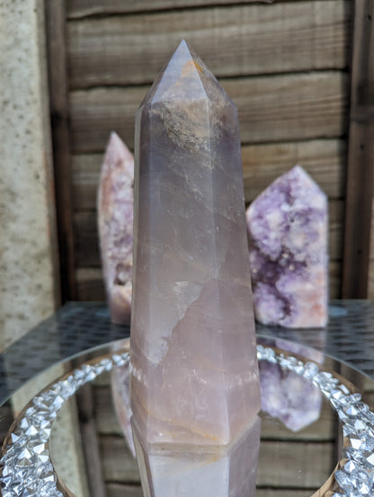 Lavender Rose Quartz Tower | Love & Healing