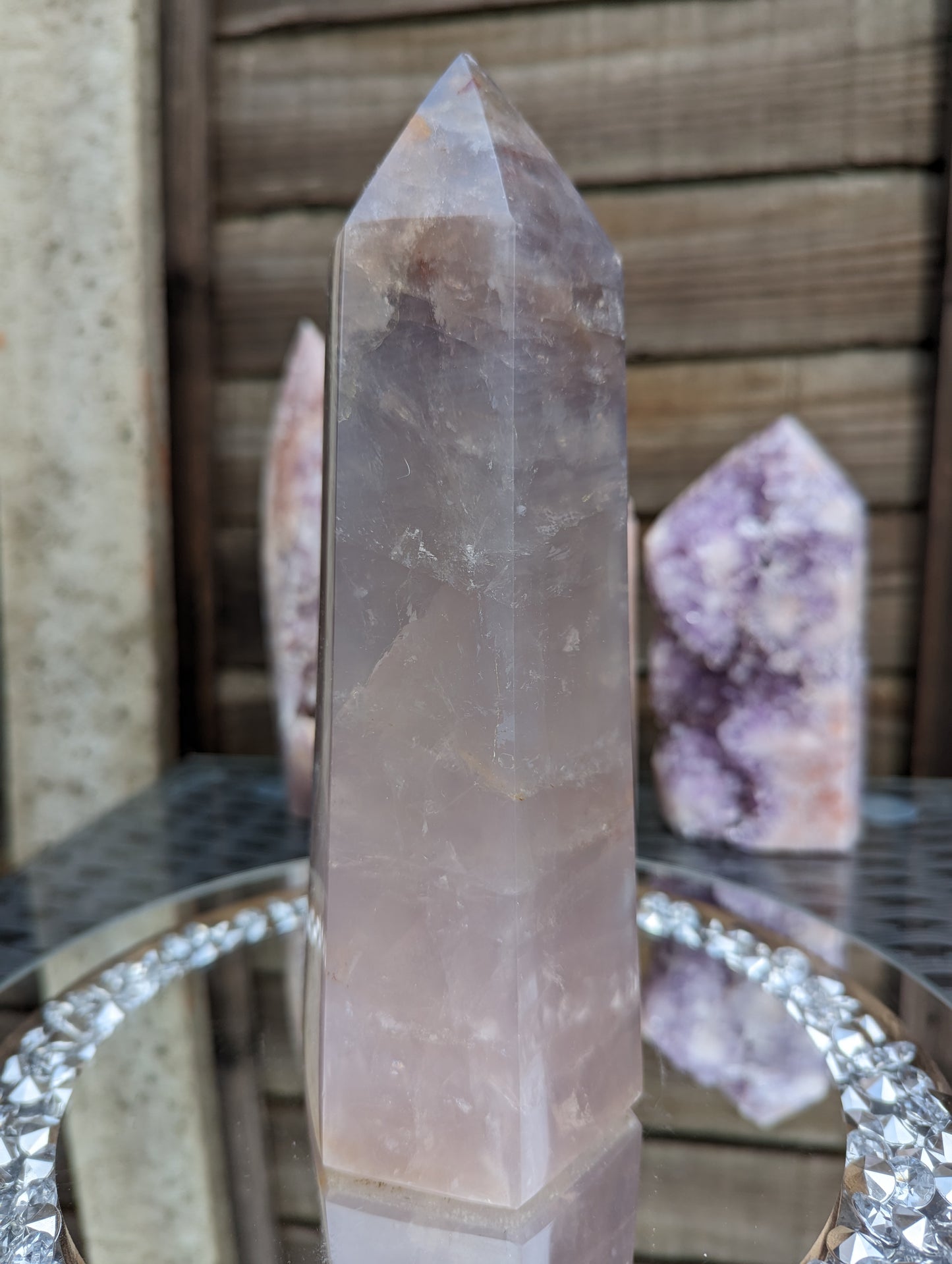 Lavender Rose Quartz Tower | Love & Healing