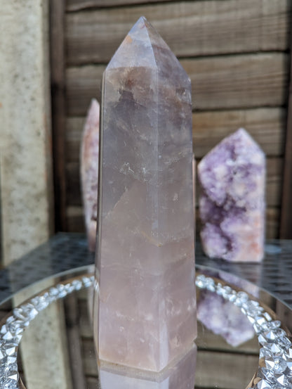 Lavender Rose Quartz Tower | Love & Healing