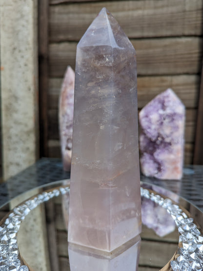 Lavender Rose Quartz Tower | Love & Healing