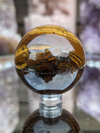 Tigers Eye Sphere | Protection & Inner Strength