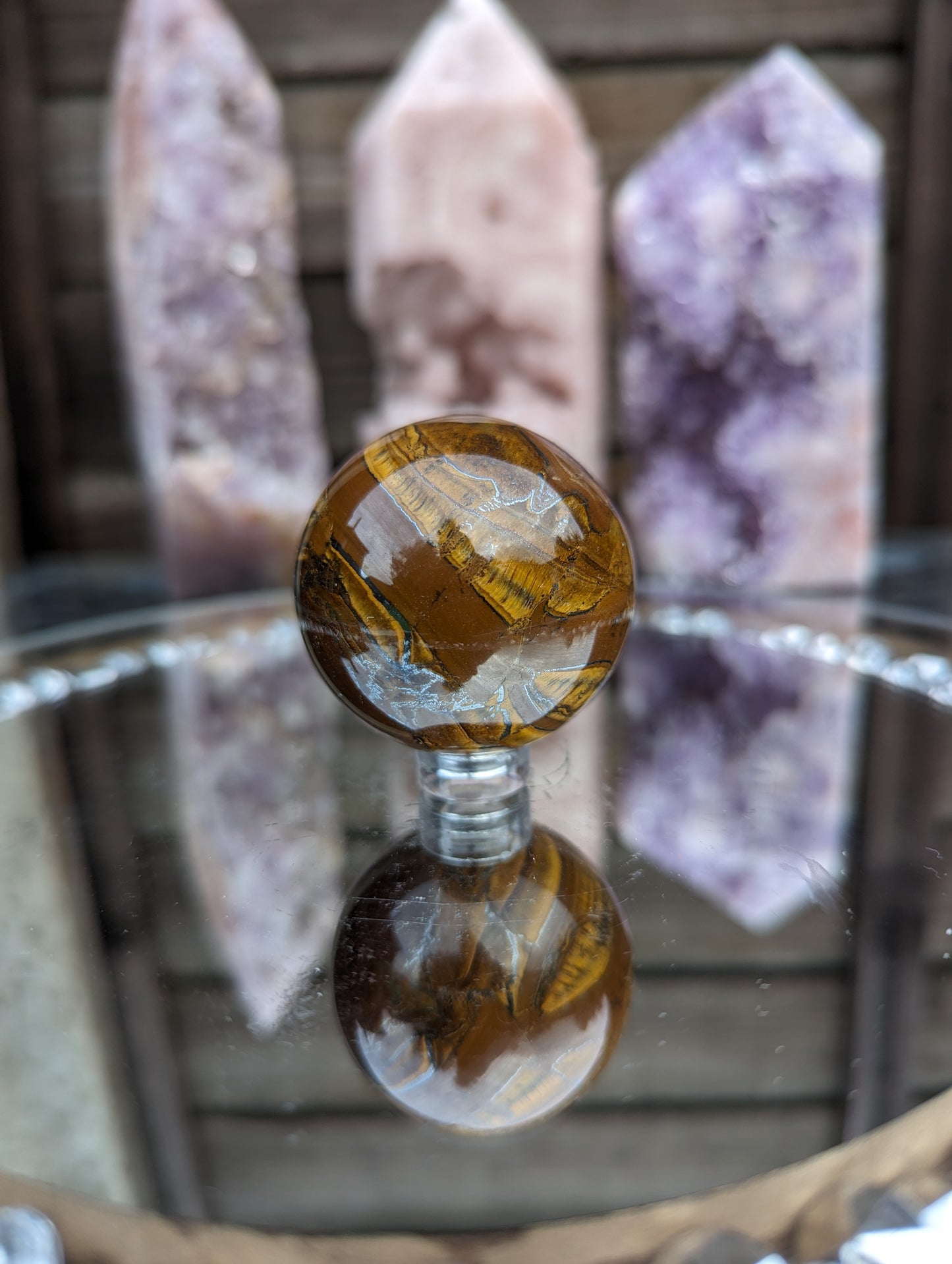 Tigers Eye Sphere | Protection & Inner Strength