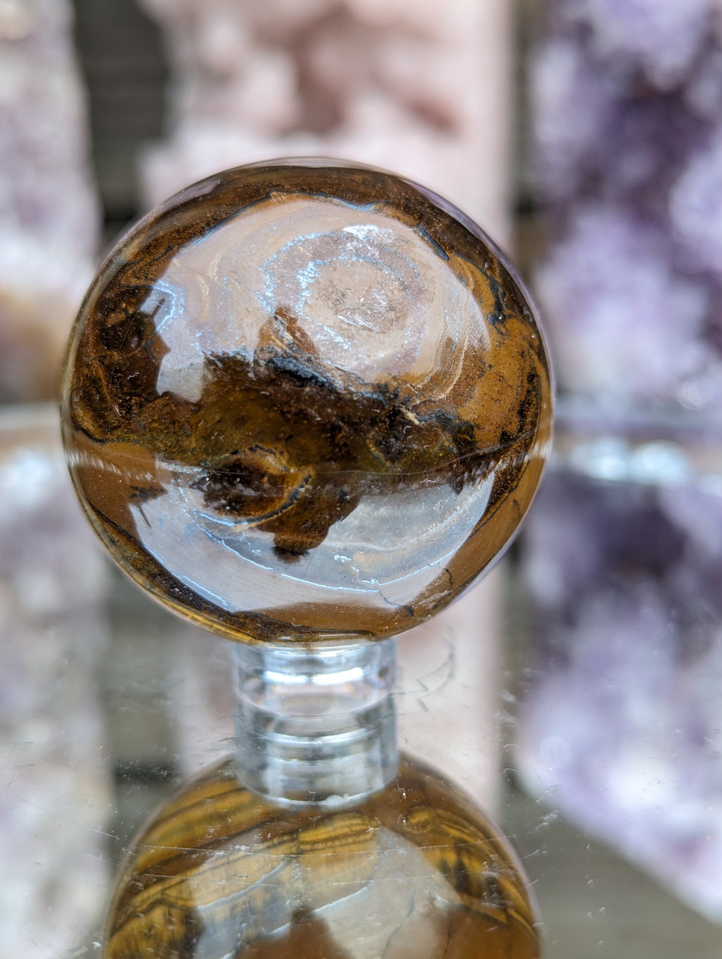 Tigers Eye Sphere | Protection & Inner Strength