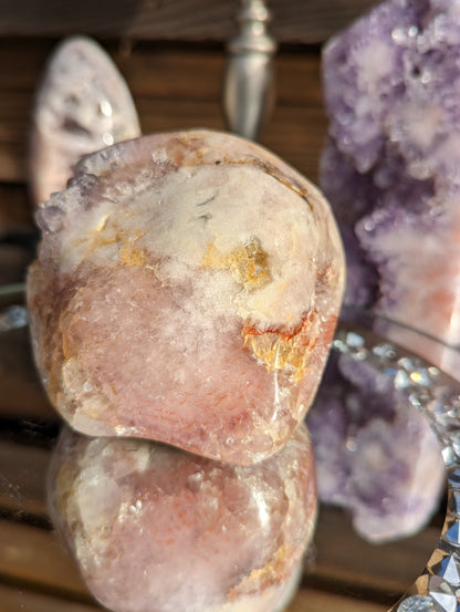 Amethyst & Hematite Freeform | Love, Light & Grounding