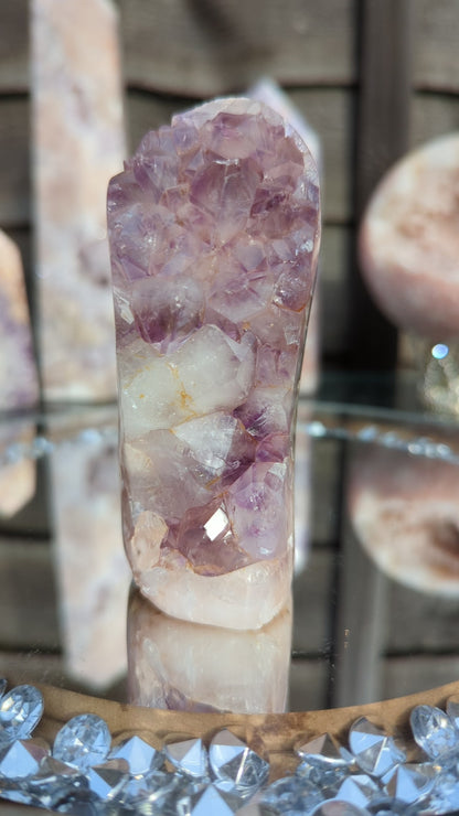 Vibrant Pink Amethyst Freeform | Love & Strength