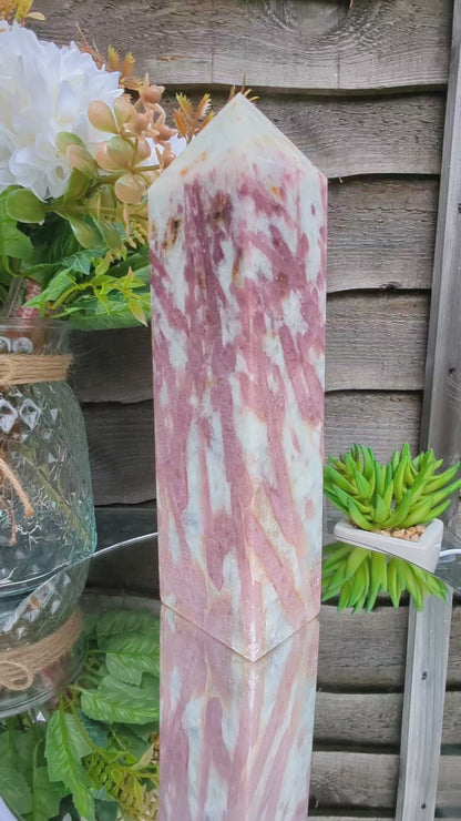 Pink Tourmaline Tower | Love & Calming Energy