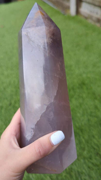 Lavender Rose Quartz Tower | Love & Healing