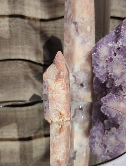 Pink Amethyst Druzy Tower | Love & Harmony