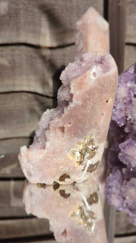 Pink Amethyst Druzy Freeform | Love & Joy