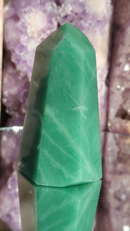 Green Strawberry Quartz Tower | Spiritual Growth