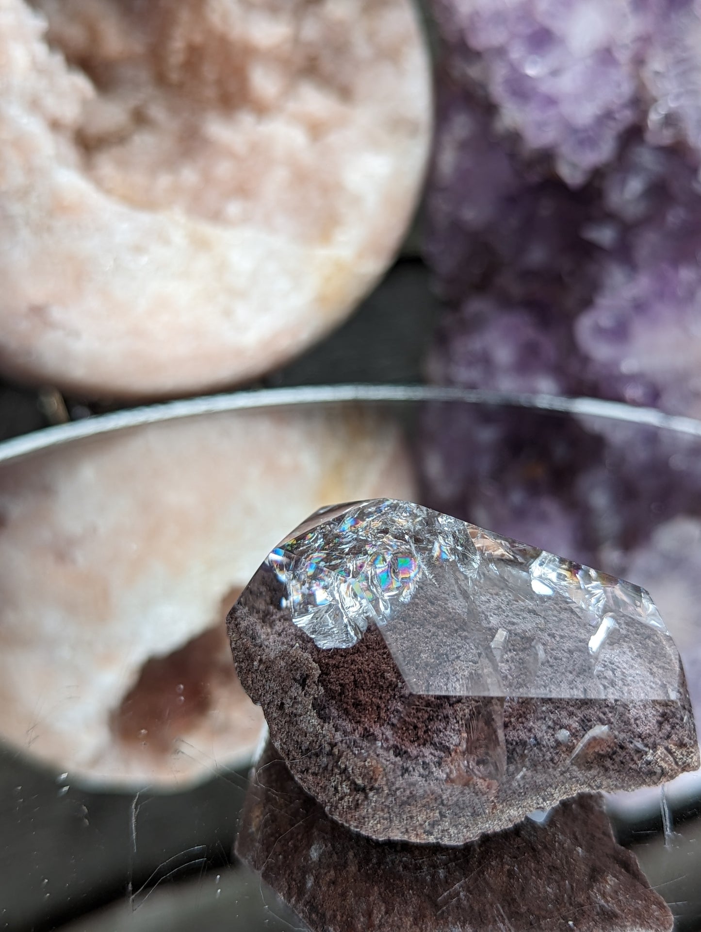 Rainbow Pink Lodolite | Intention Amplification