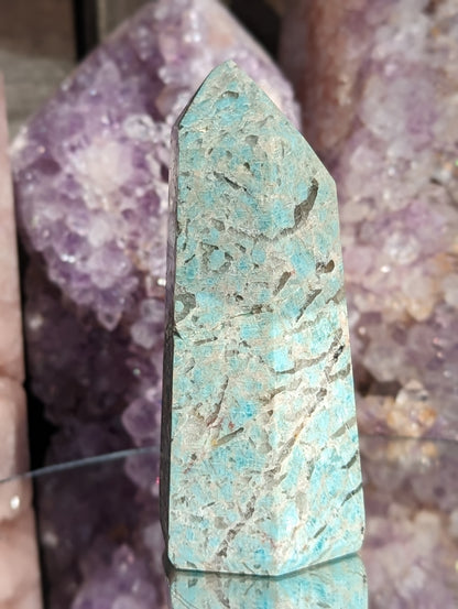 Smoky Amazonite Tower | Power Cleanse