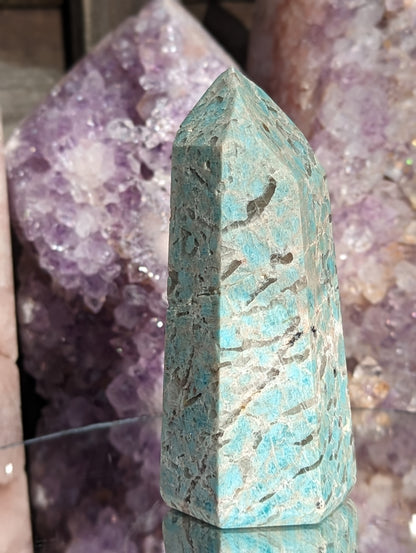 Smoky Amazonite Tower | Power Cleanse