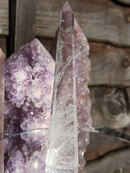 Clear Quartz Obelisk | Amplification & Focus