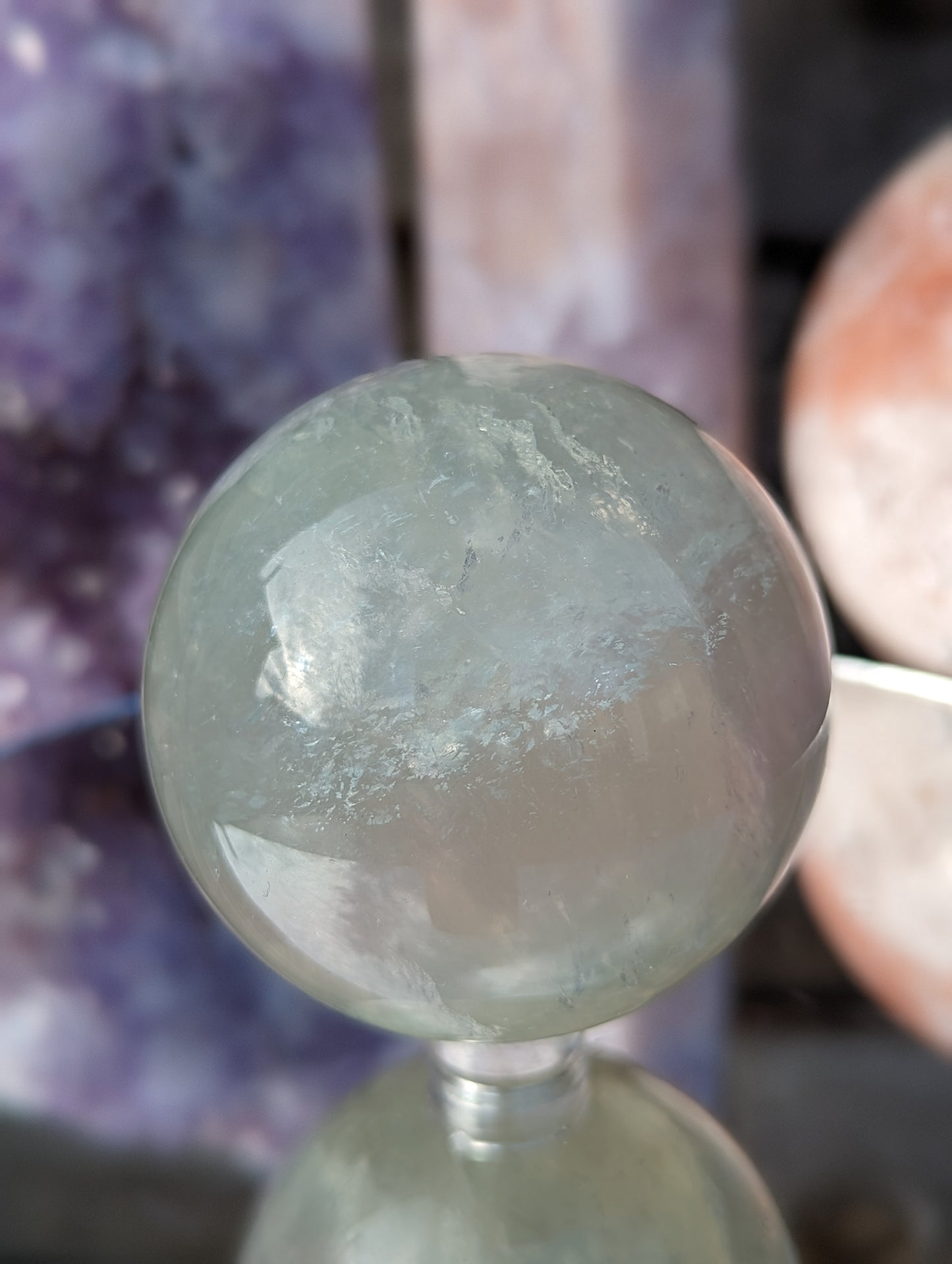 Banded Fluorite Sphere | Focus & Tranquility