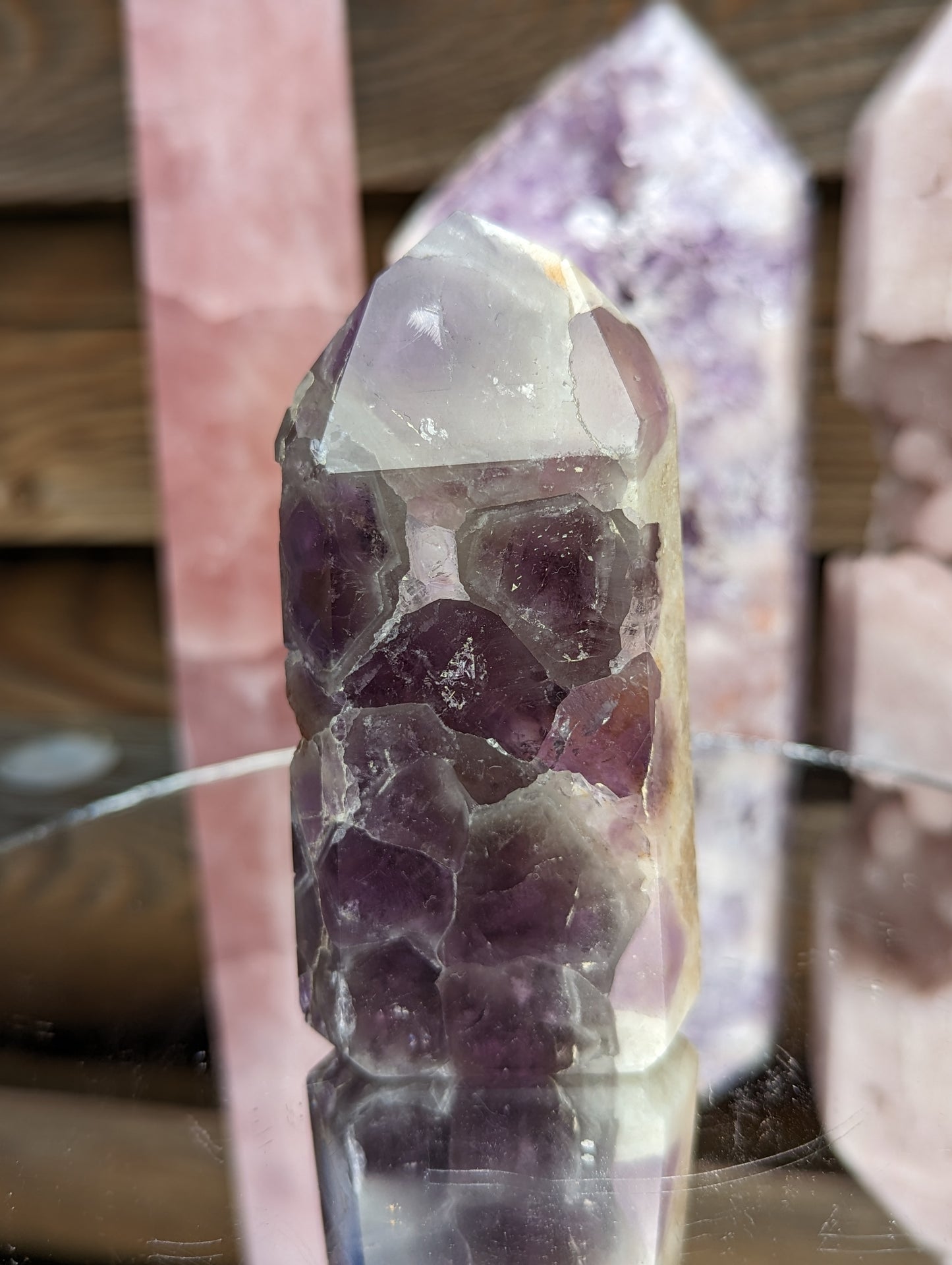 Chunky Amethyst Tower | Serenity & Stability