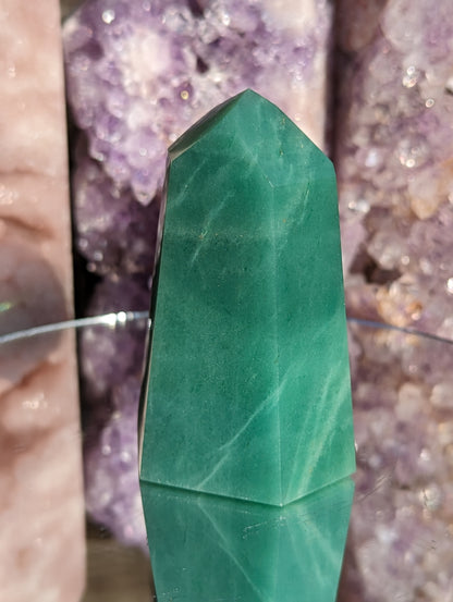 Green Strawberry Quartz Tower | Spiritual Growth