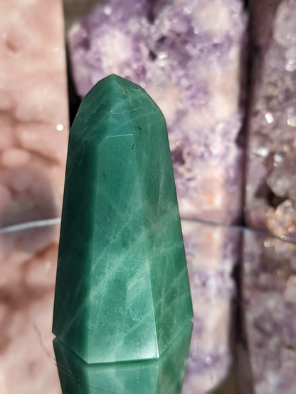 Green Strawberry Quartz Tower | Spiritual Growth