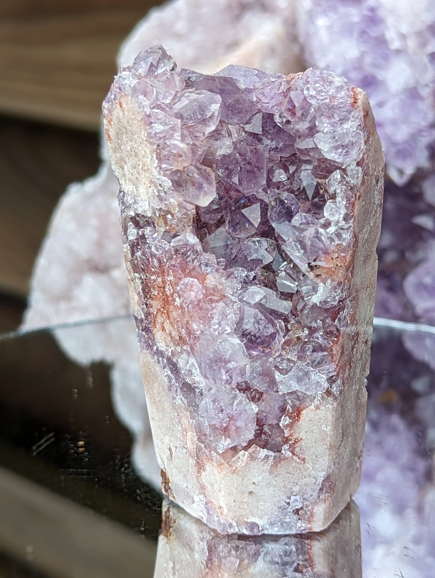 Flowery Pink Amethyst Tower| Love & Strength