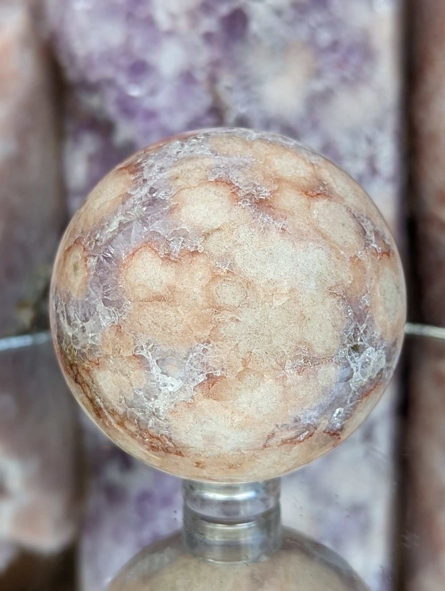 Amethyst, Pink Amethyst Sphere | Spiritual Awareness