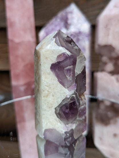 Chunky Amethyst Tower | Serenity & Stability