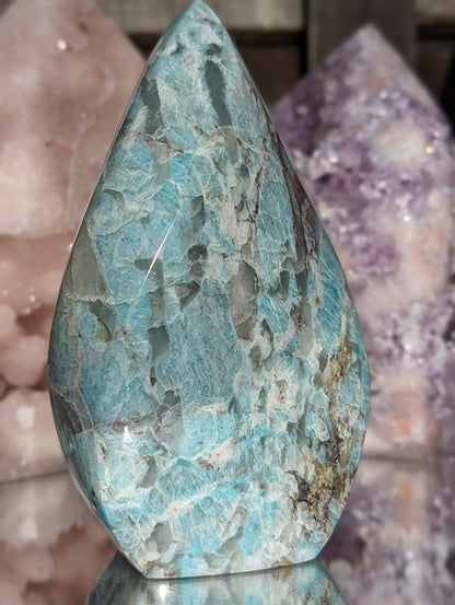 Smoky Amazonite Flame | Abundance & Strength