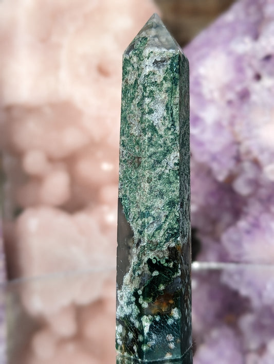 Moss Agate Tower | Intuition & Perspective