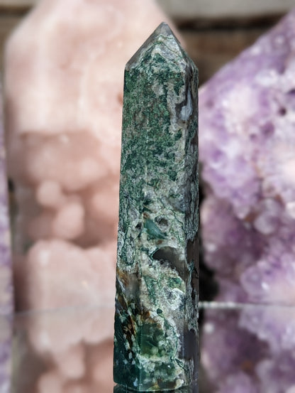 Moss Agate Tower | Intuition & Perspective