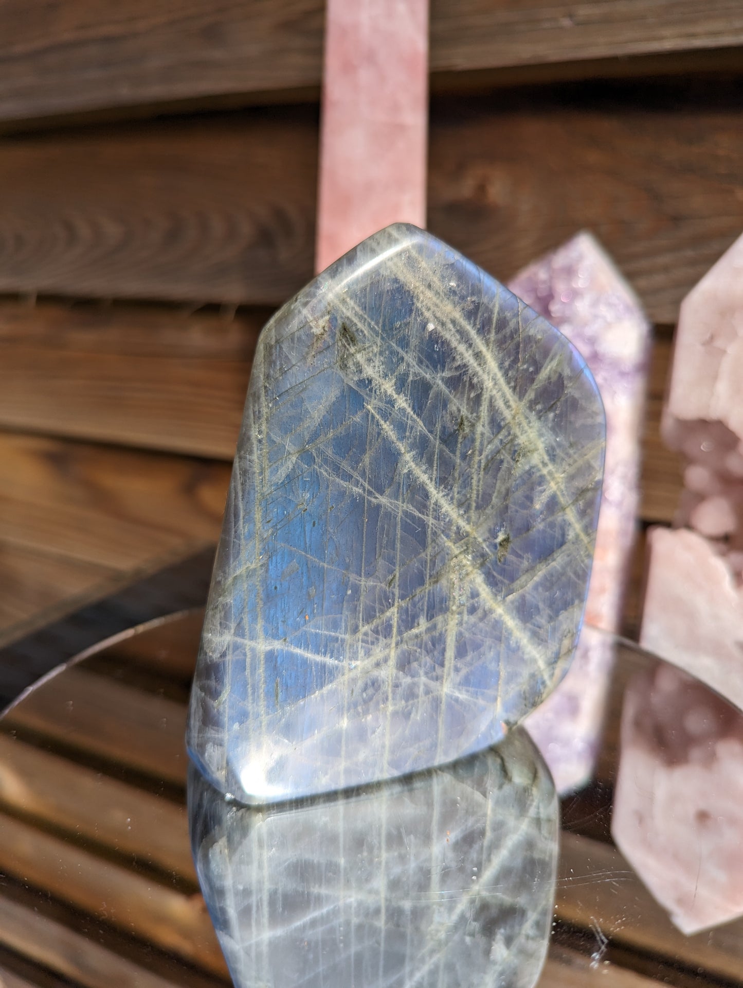 Blue Flash Labradorite Freeform | Transformative Protection